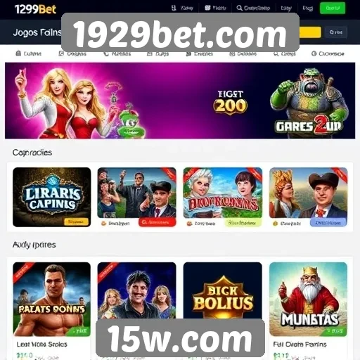 Exploração das opções de jogos em 1929bet.com